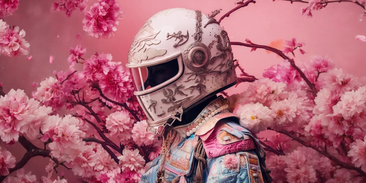 Sakura Helmet — Synthetic Bloom