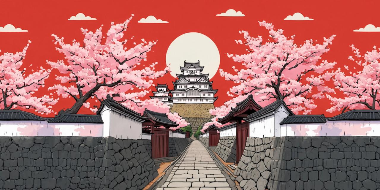 Castle Path Sakura — Imperial Horizons